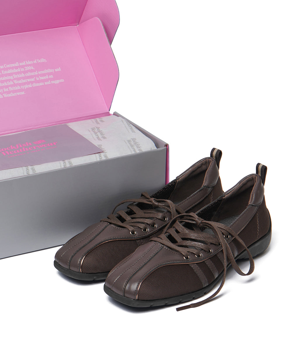 Bliss Laceup Sneakers Choco – Rockfish Wellies