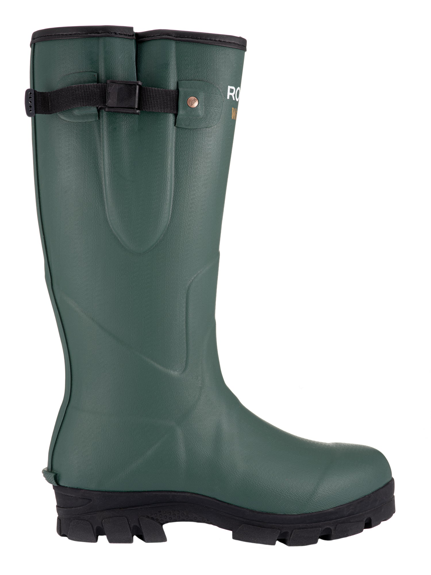 Walkabout GREEN neoprene wellies, adjustable wellies, thermal