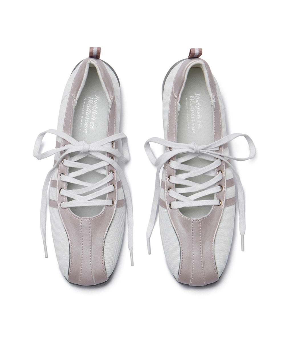 Bliss Laceup Sneakers Pink Pearl – Rockfish Wellies