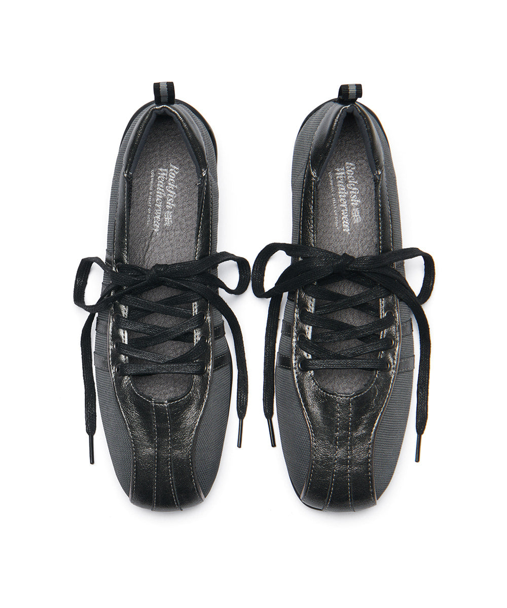 Bliss Laceup Sneakers Dark Silver – Rockfish Wellies