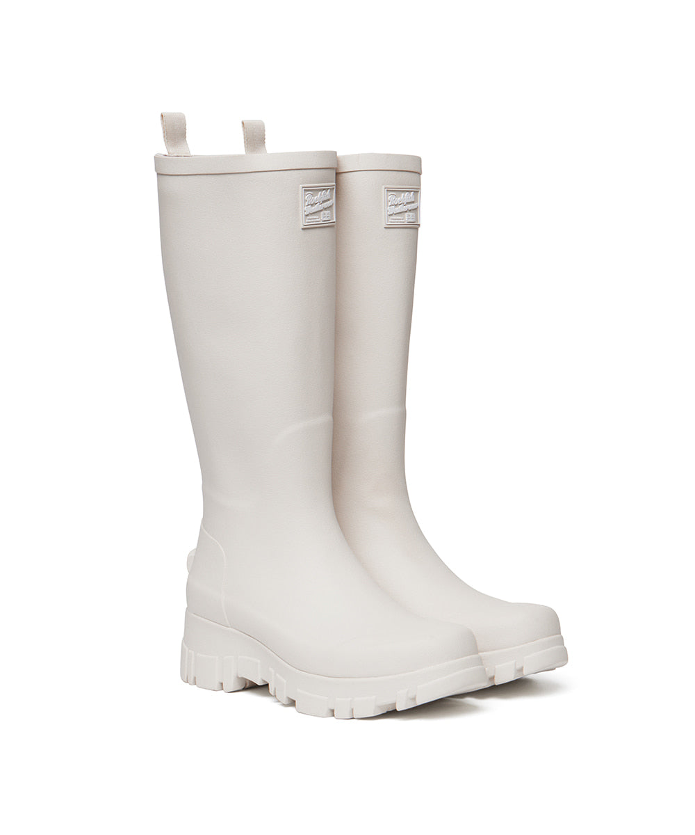 Flatform Rain Boots Long - Cream – Rockfish Wellies