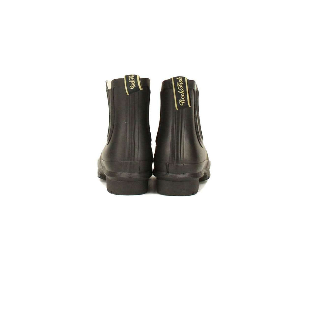 Black Matt Chelsea Boot rubber welly